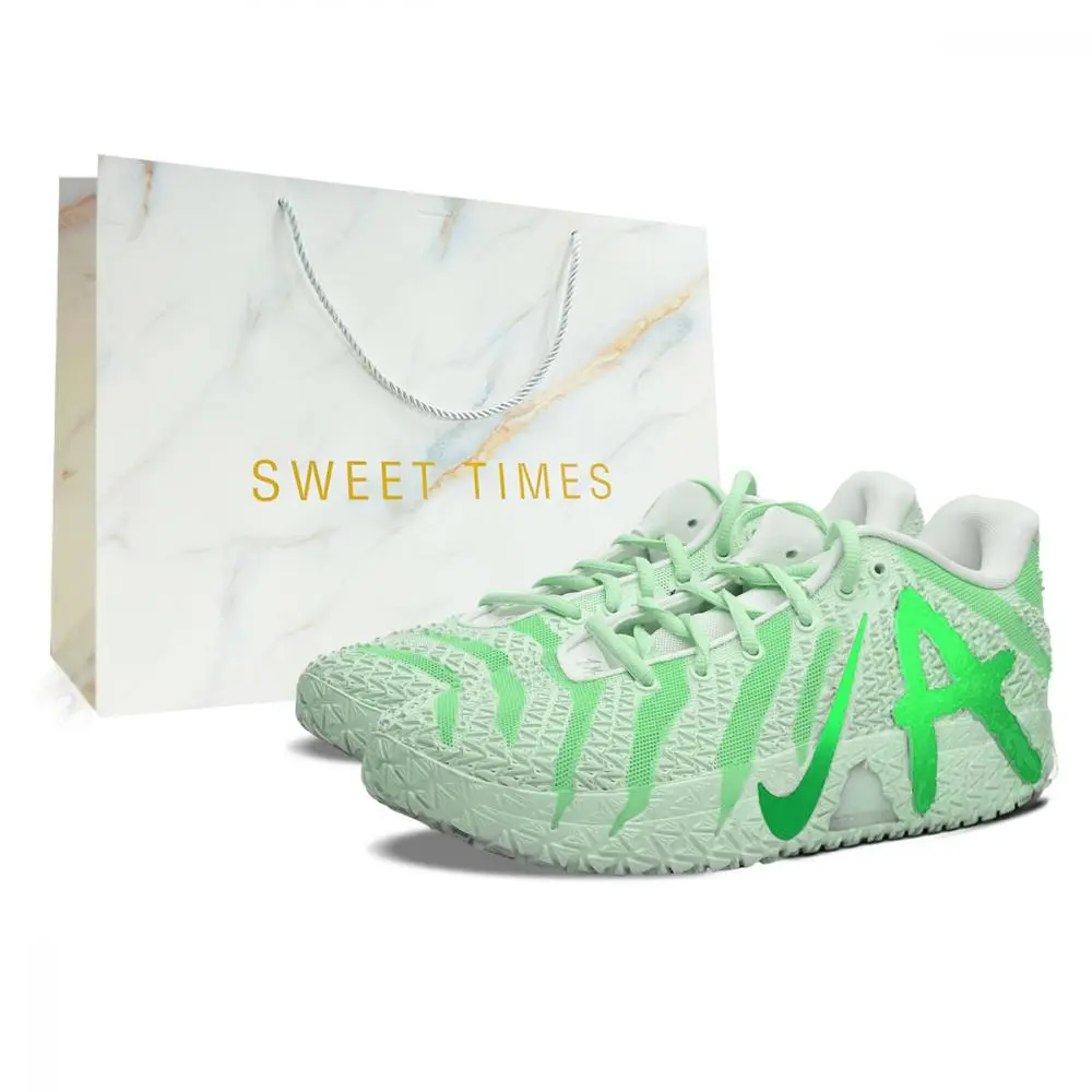 Nike Ja Morant 3 Basketball Shoes Unisex Low top Green