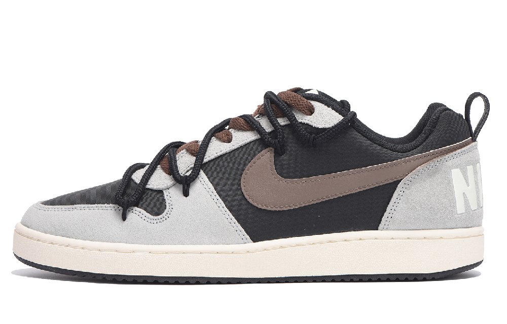 Nike Court Borough Anti-Slip Wear-Resistant Low-Top Skateboard Shoes Men's Gray Brown