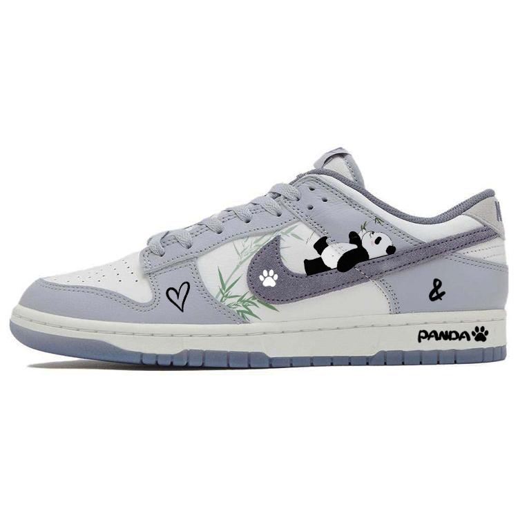 Nike Dunk Skateboard Shoes Men Low-Top Gray/White