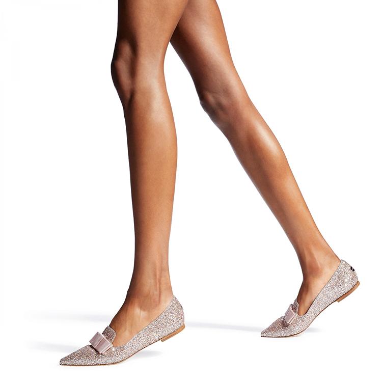 Jimmy Choo Gala Casual Single Shoes Women's Rose Gold купить в интернет-магазине Yoocart с быстрой доставкой по России.