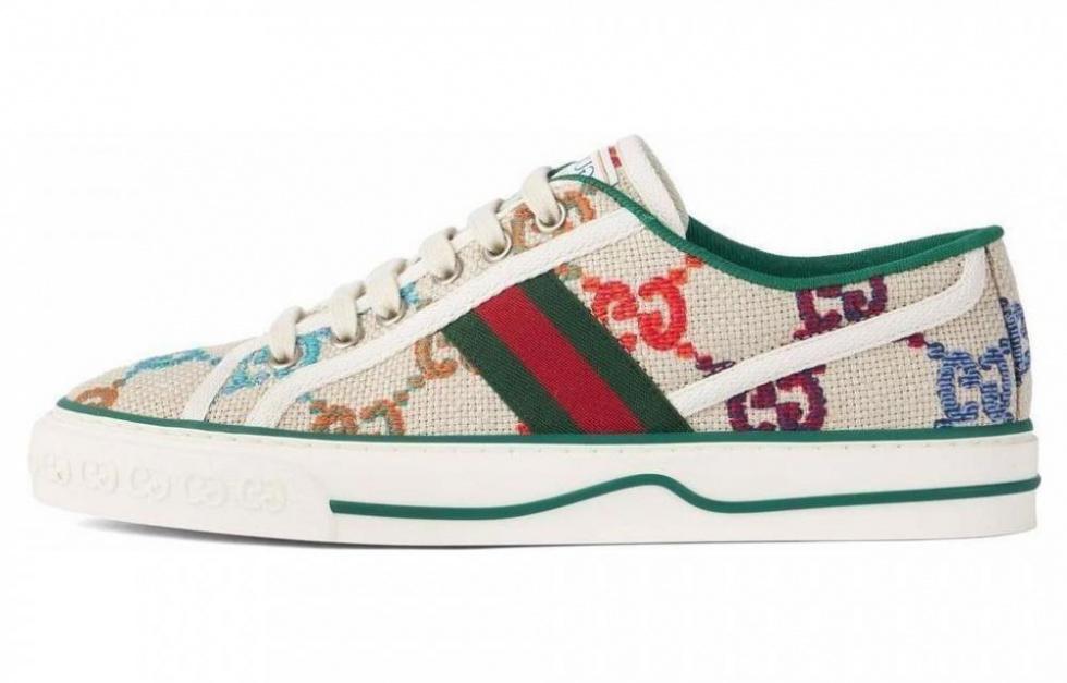 GUCCI Women's Tennis 1977 'White Multi' Women's