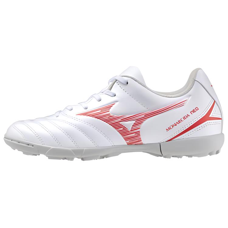 Mizuno Monarcida Cushioned Slip-Resistant Low-Top Casual Shoes Women's White Red