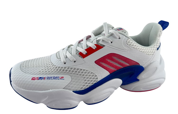 361° Casual Shoes Men Low Top 361 Degrees White/Magma Red