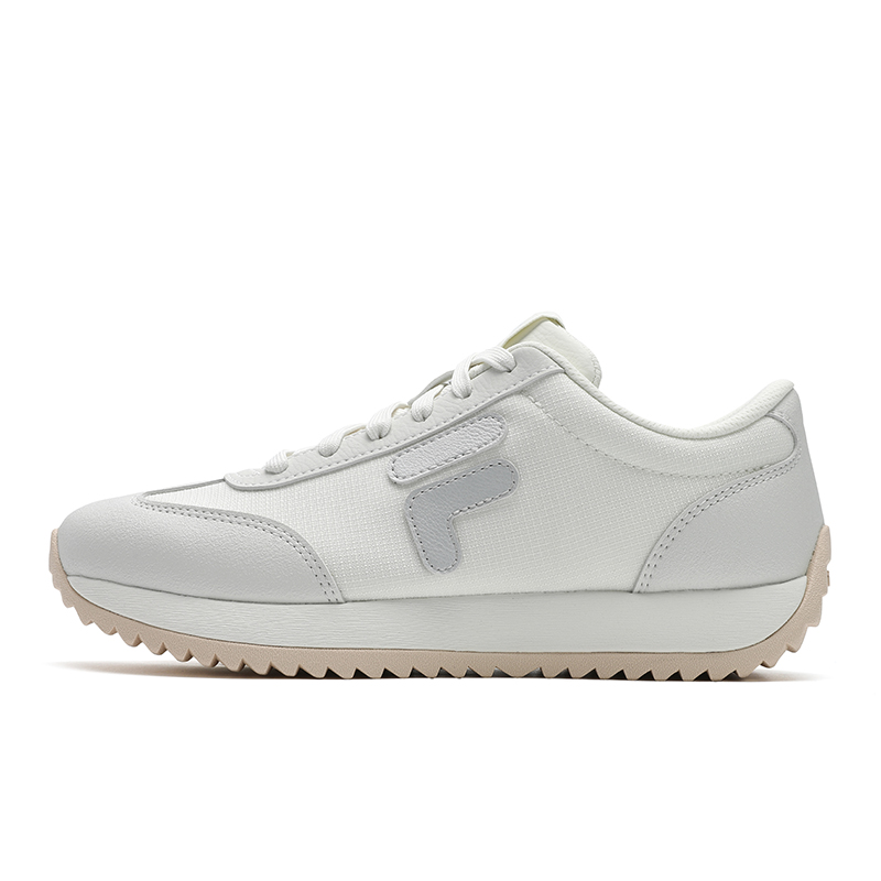 FILA MODERNO Breathable And Lightweight Low Top Casual Shoes Women's White Gray