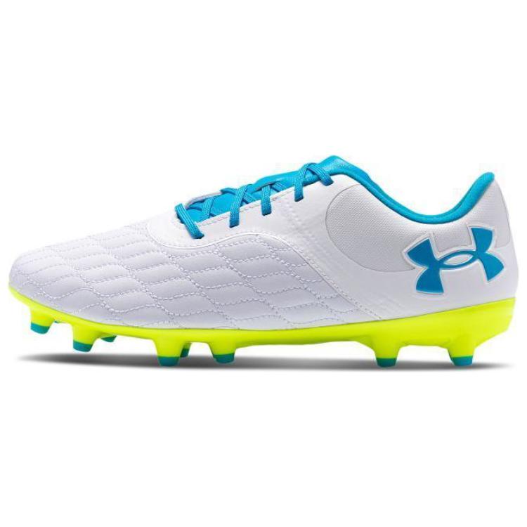 Under Armour Magnetico Select 3.0 AG Artificial Ground Soccer Shoes Unisex White Blue