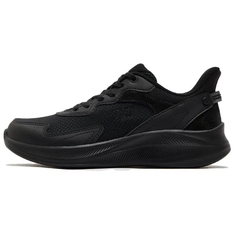 361° Abrasion Resistant Shock Absorbers Low Top Long Distance Running Shoes Women's Obsidian Black