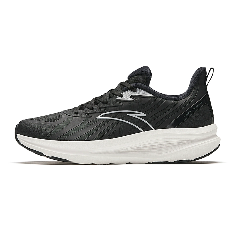 ANTA Cloud Journey Running Shoes Men Low-Top Black Silver