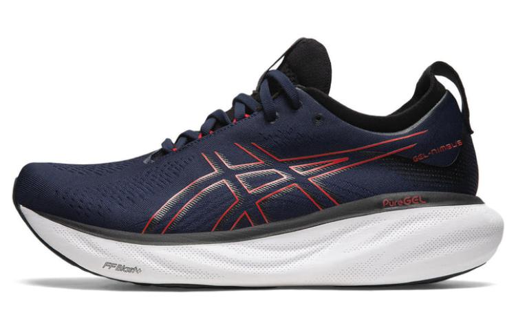 Asics Gel Nimbus 25 Wide 'Midnight Electric Red'