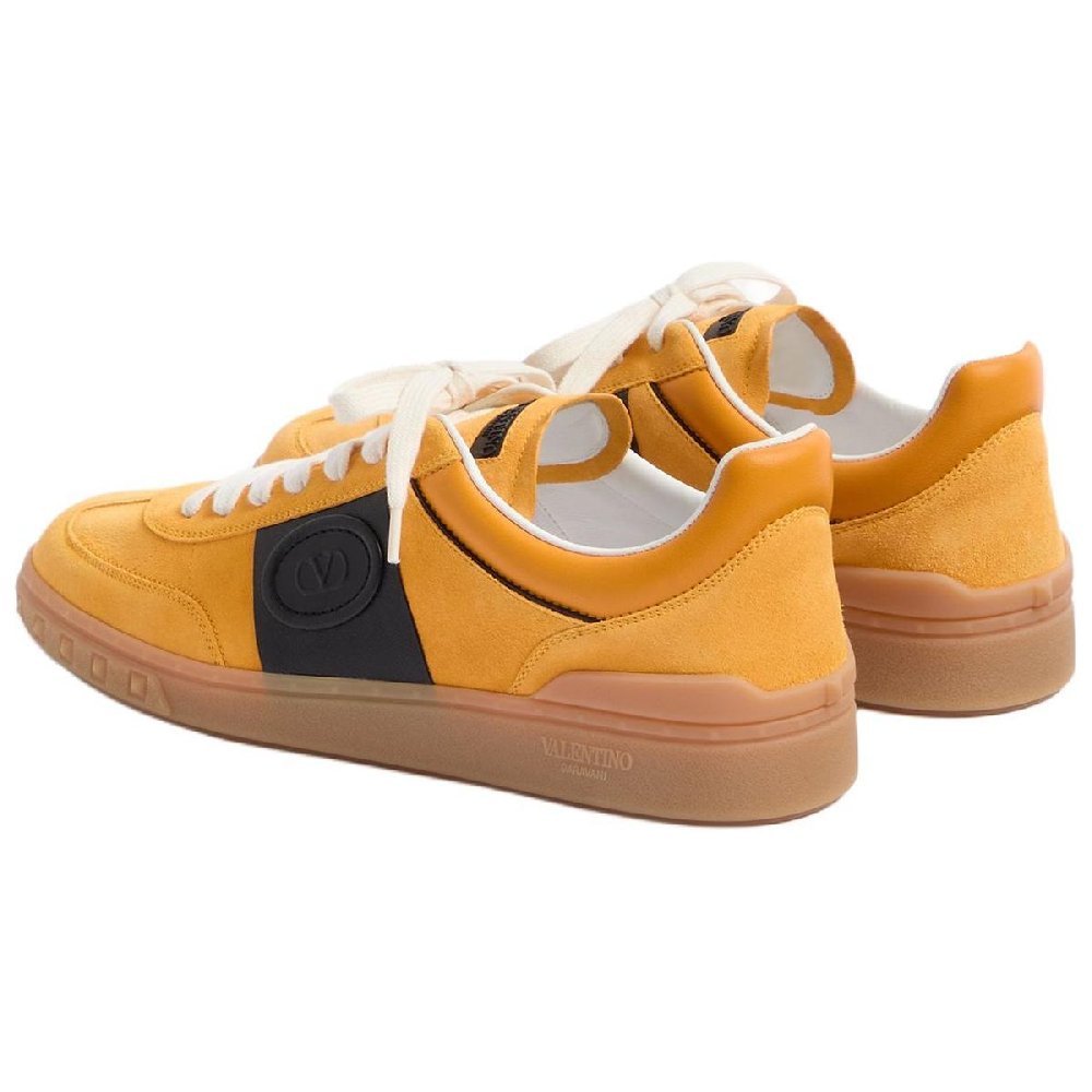 Valentino UPVILLAGE Low Top Skateboard Shoes Men's Yellow