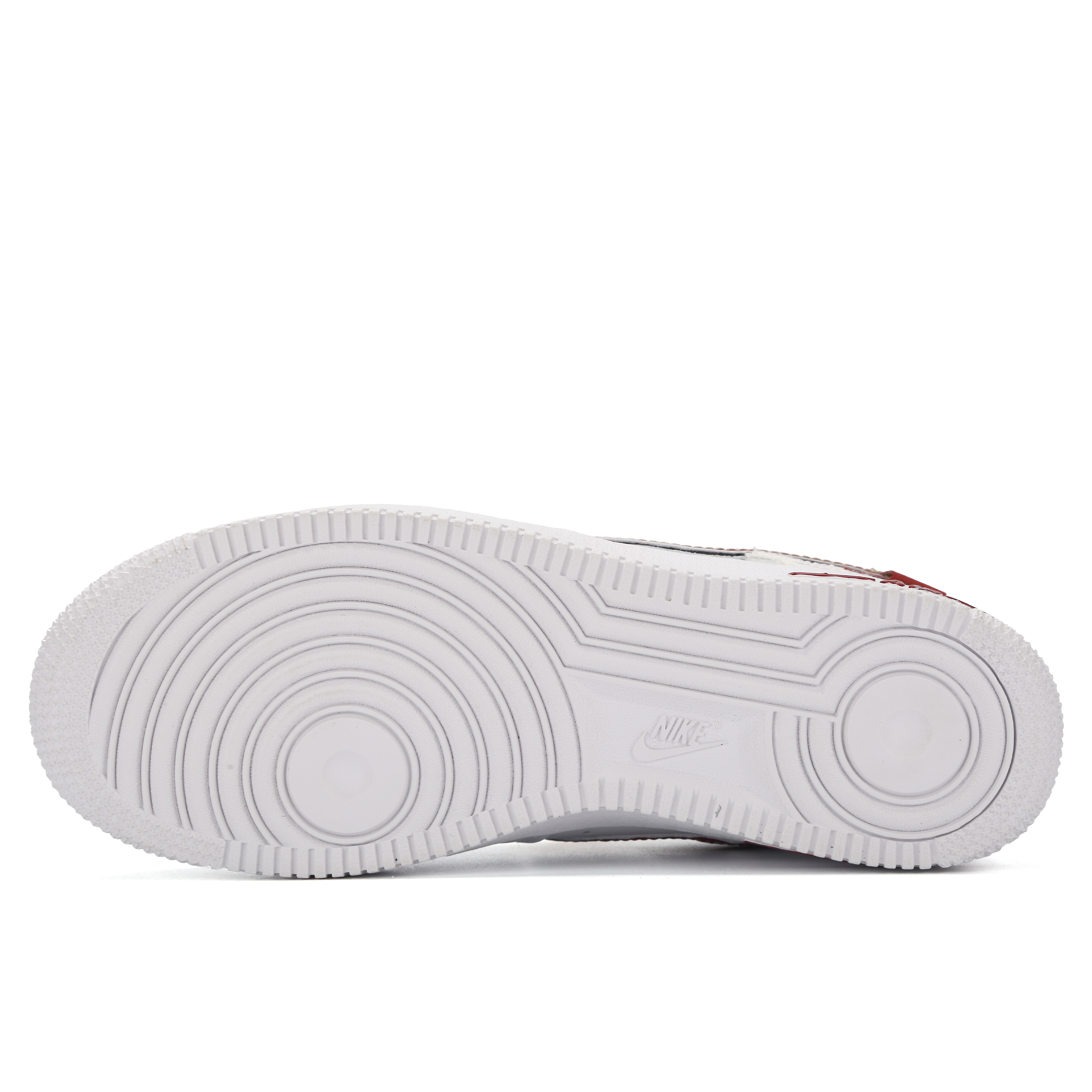 Nike Air Force 1 Paper Is Short And Long Abrasion Resistant Low top Skateboard Shoes Unisex Red White купить в интернет-магазине Yoocart с быстрой доставкой по России.