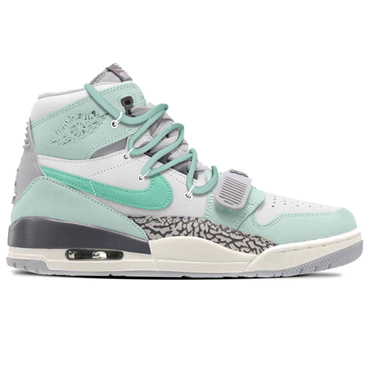 Jordan Legacy 312 High Top Vintage Basketball Shoes Men's Green White купить в интернет-магазине Yoocart с быстрой доставкой по России.