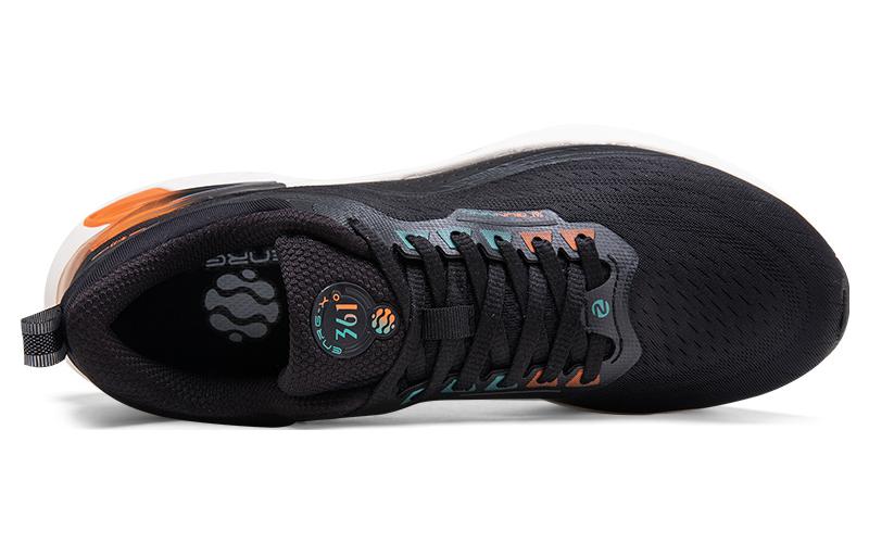 361° E Toughness 2.0 Anti-Slip Wear-Resistant Low-Top Running Shoes Black Orange