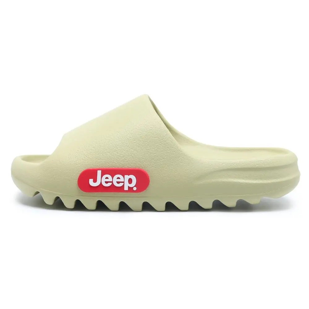Jeep Composite Sole Slip Resistant Slide Slippers Unisex Desert Green