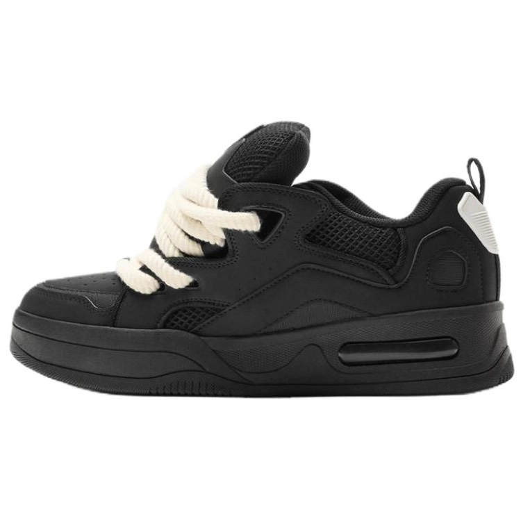 ZARA Low Top Skateboard Shoes Men's Black