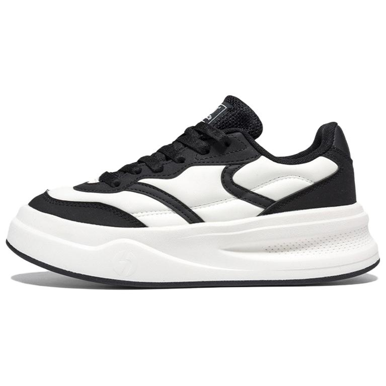 361° Abrasion Resistant, Lightweight, And Breathable Low top Skateboard Shoes Women's Black White