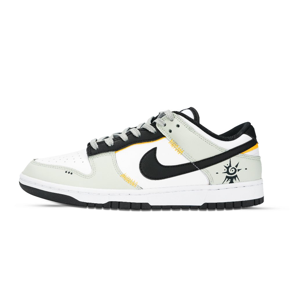 Nike Dunk Black White, Ancient Legend Anti Slip Wear Resistant Low Top Skateboard Shoes Unisex Ivory