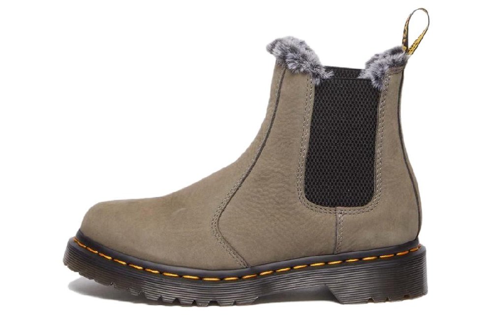 Dr.Martens 2976 Short Chelsea Boots Women's Gray
