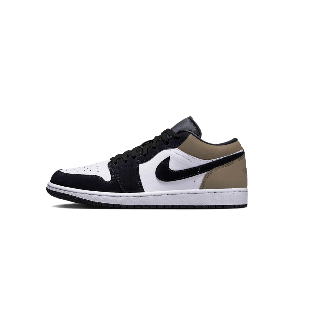 Jordan Air Jordan 1 Anti-Slip Wear-Resistant Low-Top Vintage Basketball Shoes Unisex Dark Brown