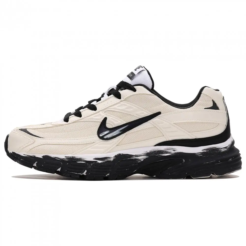 Nike Initiator Cushioning Support Low top Running Shoes Men's Beige Black