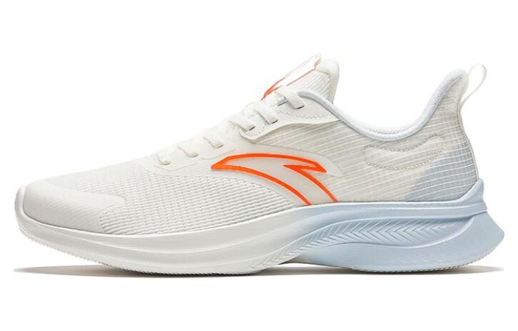 Anta Shock Absorbers Low Top Running Shoes Women's White Orange
