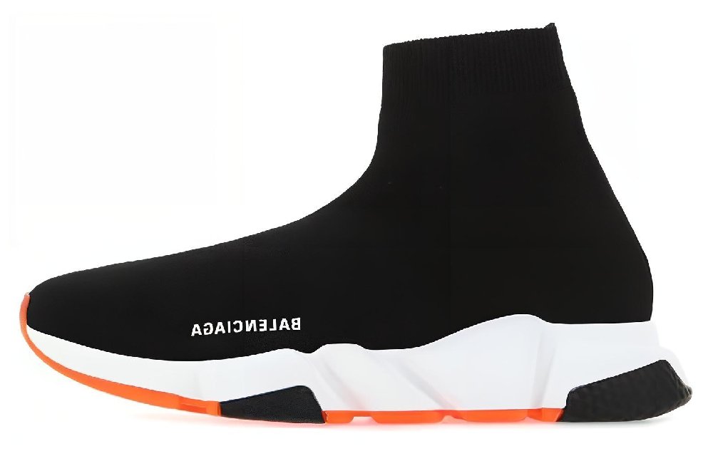 Balenciaga Speed Trainer Black White Orange
