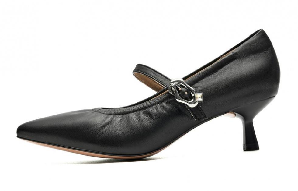 EBLAN Slim Heel High Heels Women's Black