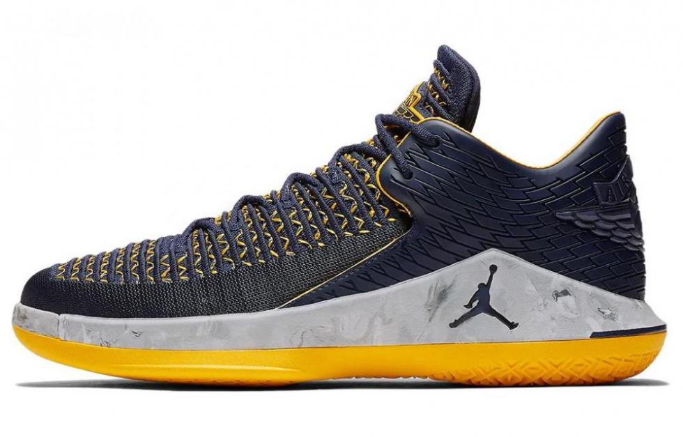 Air Jordan 32 Low PF 'Michigan Wolverines' Asia Version