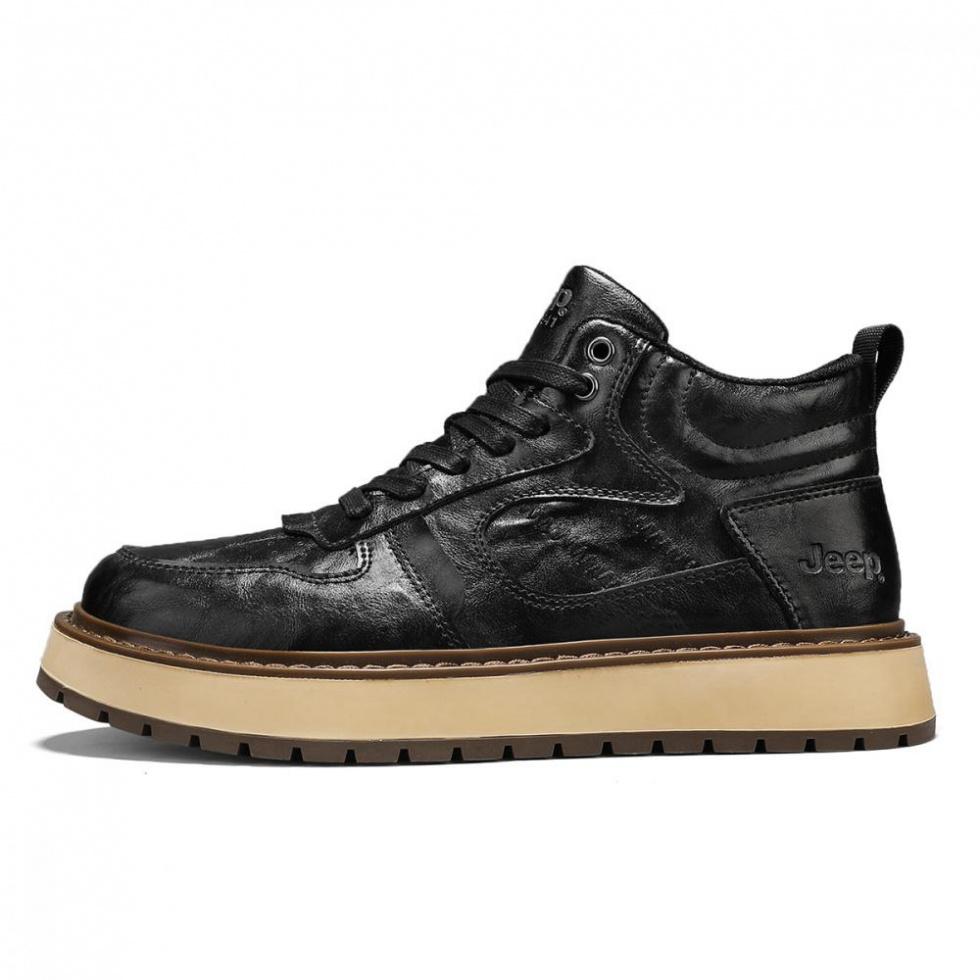 Jeep Skateboard Shoes Men Mid-Top