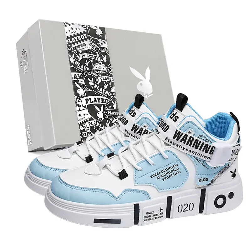 Playboy Mid Top Skateboard Shoes Men's