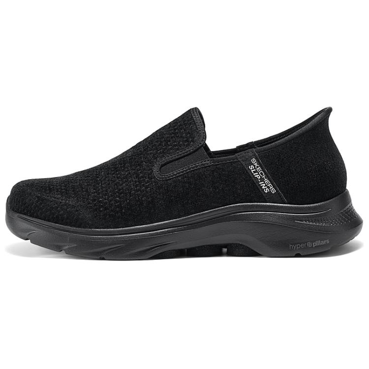 Skechers MEN'S GO WALK Anti-Slip Wear-Resistant Low-Top Casual Shoes Men's Black