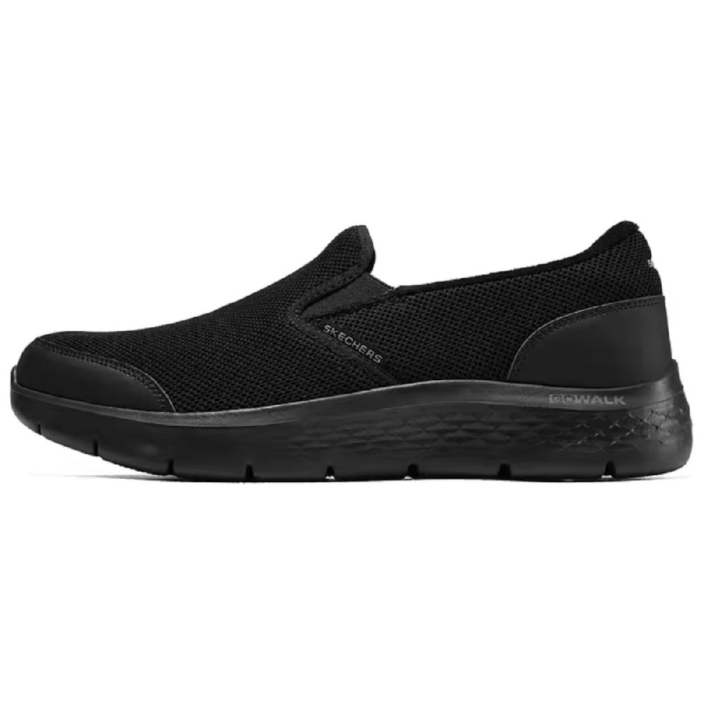 Skechers MEN'S GO WALK Anti-Slip And Wear-Resistant Warm Low-Top Casual Shoes Men's Black