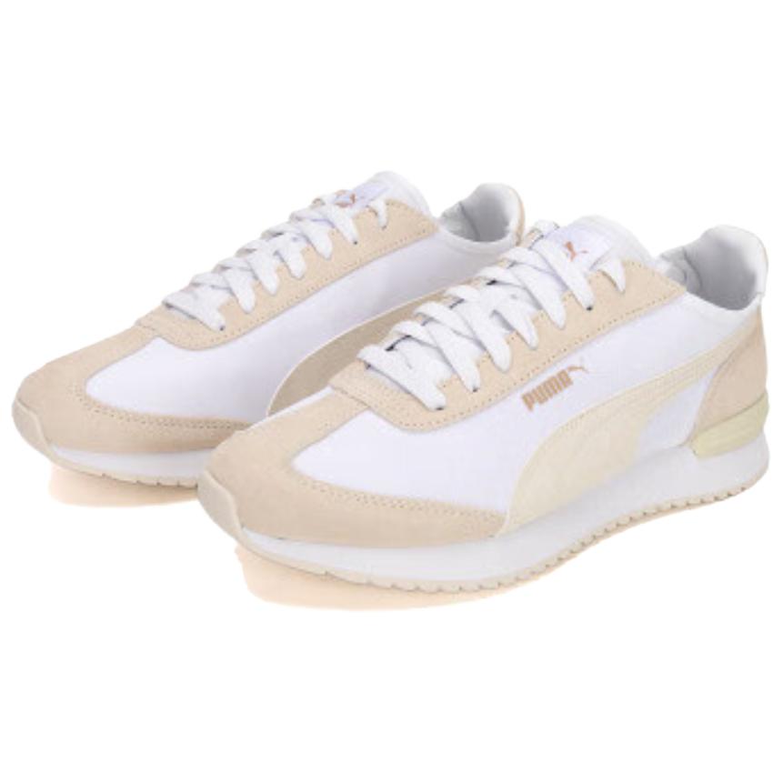 PUMA R78 Abrasion Resistant Breathable Coverage Low Top Casual City Commute Running Shoes Unisex Ecru купить в интернет-магазине Yoocart с быстрой доставкой по России.
