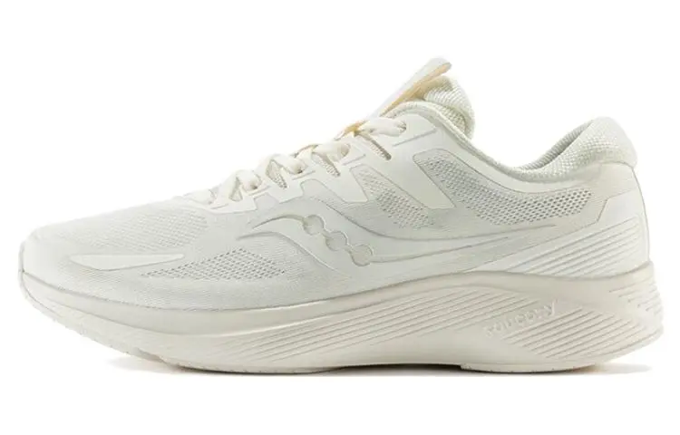 Saucony Lancer Cushioning Anti-Slip And Wear-Resistant Breathable Rebound Low-Top Training Running Shoes Unisex White