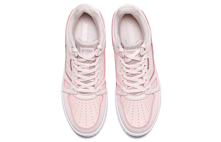 361° Abrasion Resistant Breathable Low Top Skateboard Shoes Women's Pink Gold