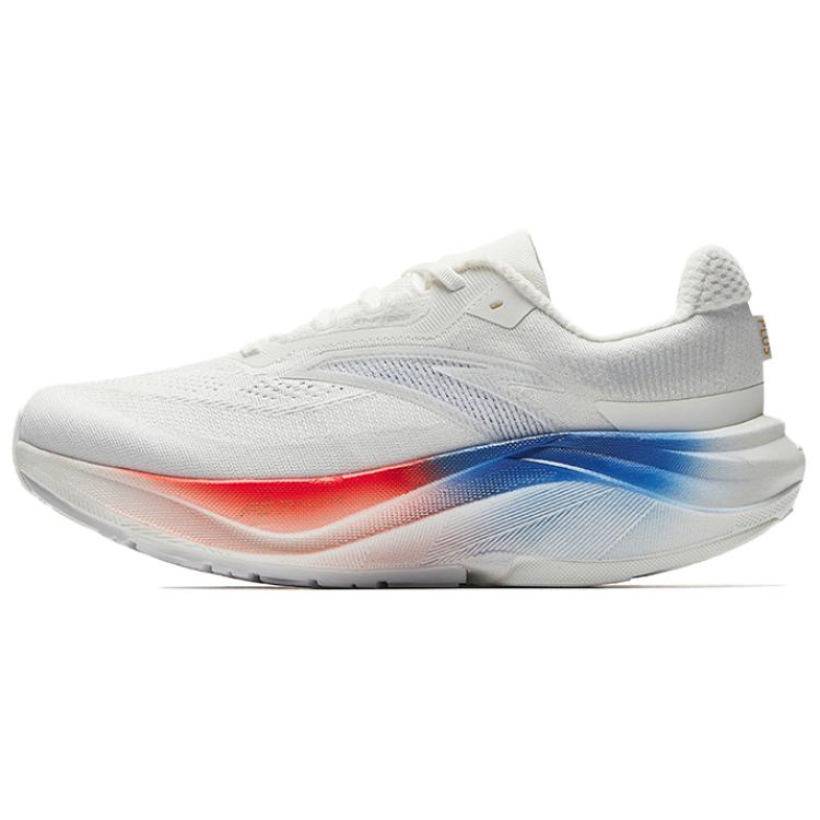Anta Abrasion Resistant Breathable Low Top Casual Running Shoes Men's Papyrus White