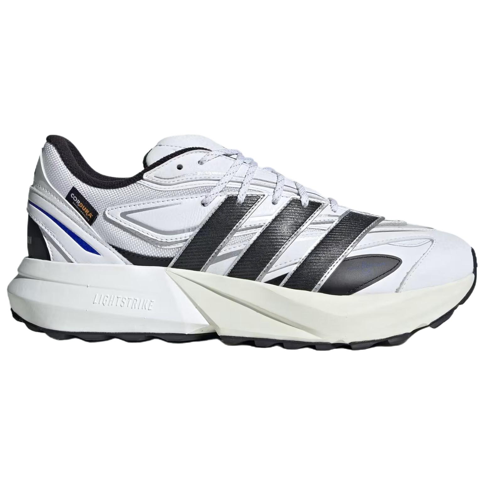 Adidas LIGHTBLAZE Sweat wicking And Warm Casual Long Distance Running Sprint Running Shoes Men's Cloud White