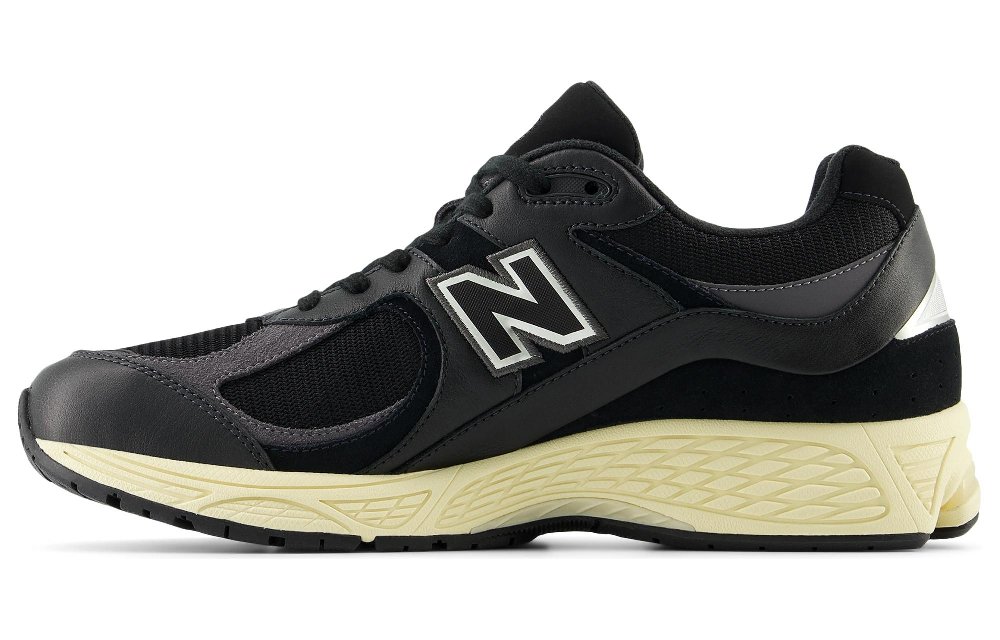 New Balance NB 2002R Cushioning Wear-Resistant Low-Top Casual Running Shoes Unisex Black