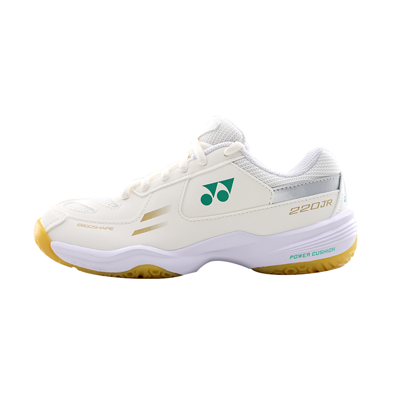 YONEX 220 Collection Slip Resistant, Abrasion Resistant, Breathable Low Top Badminton Shoes Unisex Ecru
