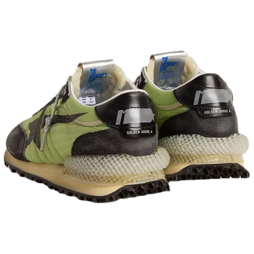 Golden Goose Marathon Low Top Casual Shoes Men's Green