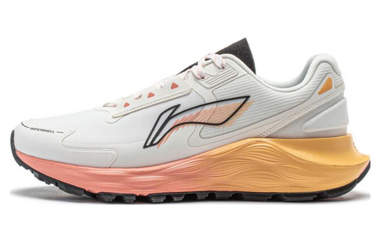 LiNing Yufeng Cushioning Wear-Resistant Low-Top Running Shoes Women's White