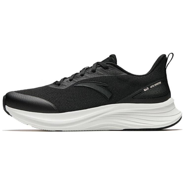 Anta Breathable Rebound Lightweight Low-Top Casual Running Shoes Women's Black White