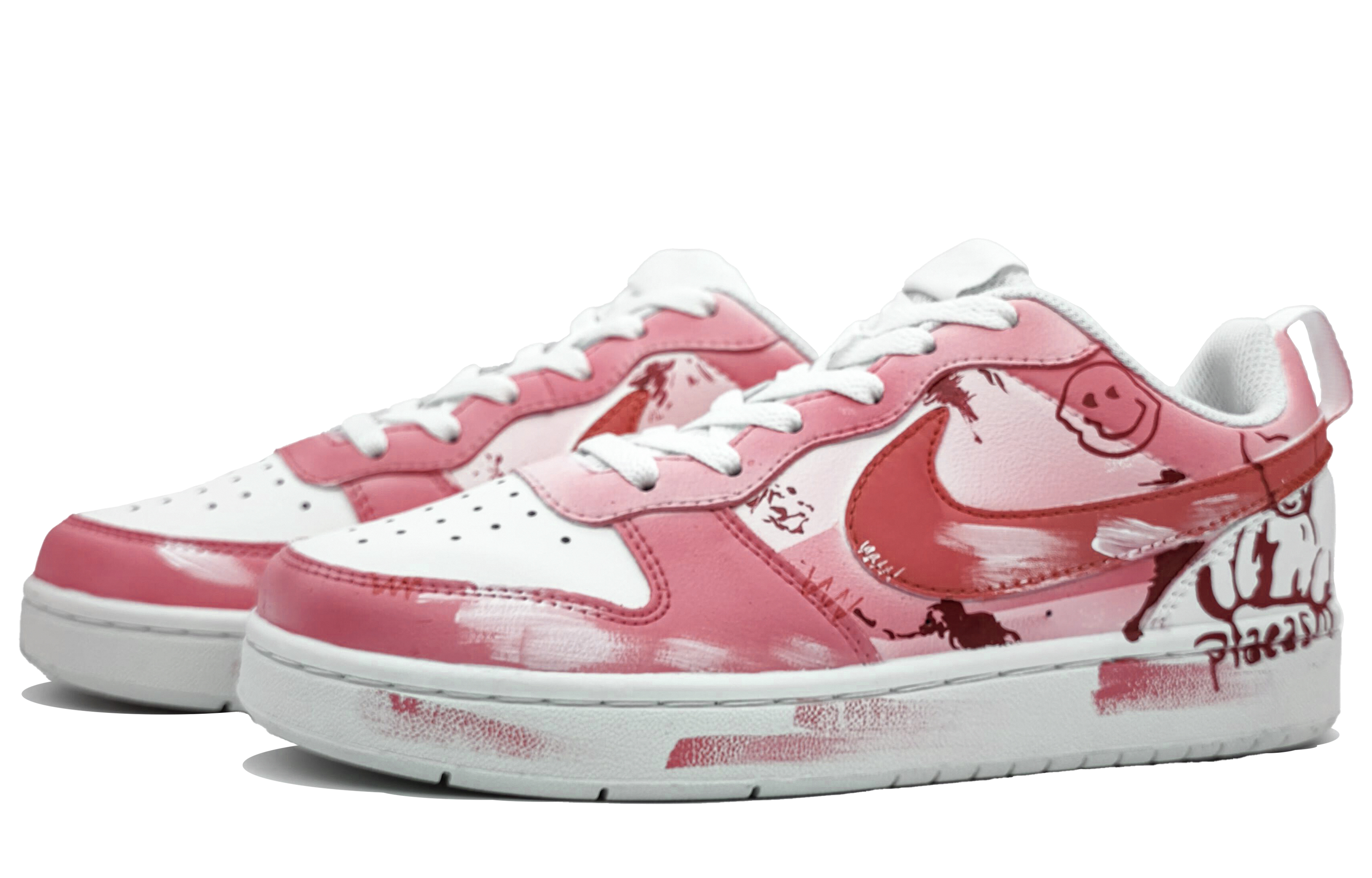 Nike Court Borough 2 Slip-Resistant Cushioning Wear-Resistant Low-Top Skateboard Shoes Women's Coral Pink купить в интернет-магазине Yoocart с быстрой доставкой по России.