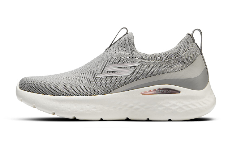 Skechers Go Run Lite Breathable Impact-Resistant Low-Top Running Shoes Women's Taupe