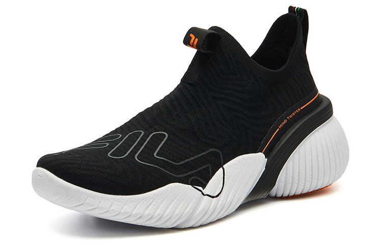 FILA Heritage FHT Mid Gs Black/Orange Women's