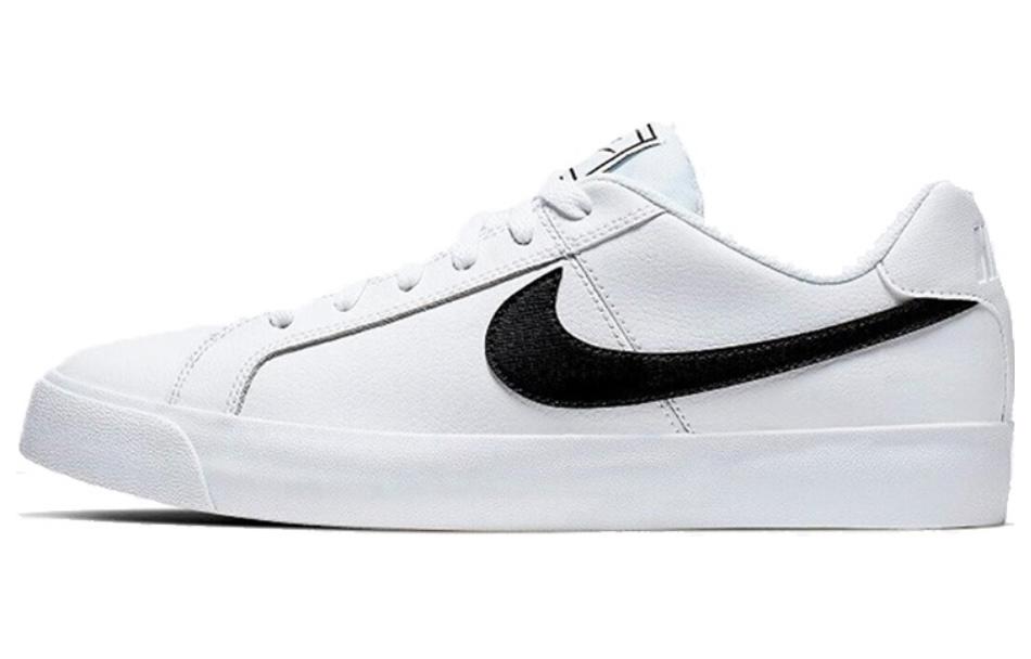 Nike Court Royale Non-slip Lightweight Low-Top Skateboard Shoes Unisex Black White купить в интернет-магазине Yoocart с быстрой доставкой по России.