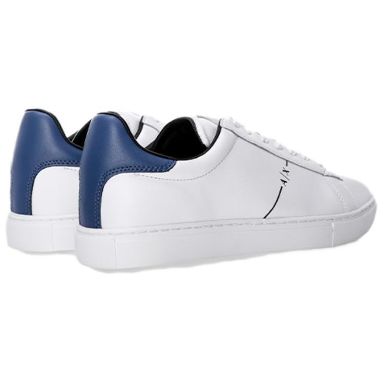ARMANI EXCHANGEAE Low-Top Skateboard Shoes Men's White