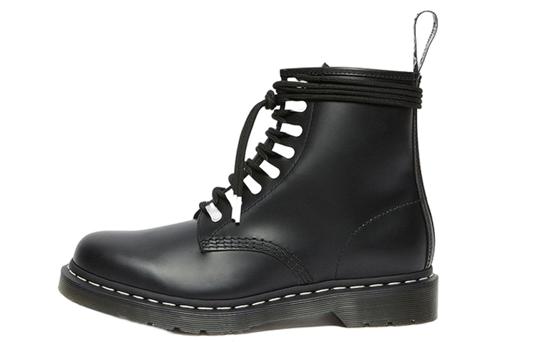 Dr.Martens 1460 Contrast Hardware Leather Lace Up Boots 'Black' Women's