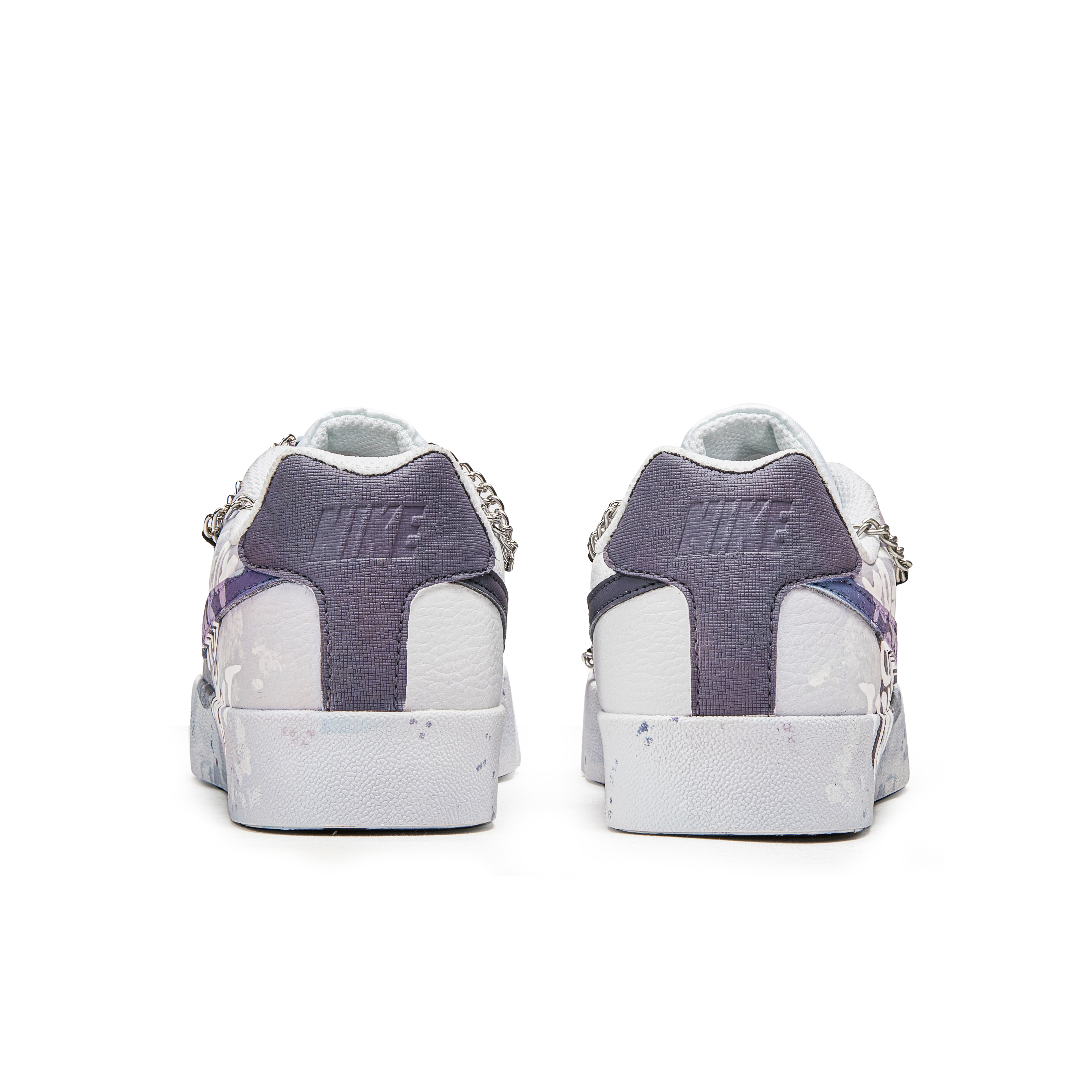 Nike Court Royale Anti-Slip Wear-Resistant Low-Top Skateboard Shoes Unisex White Purple купить в интернет-магазине Yoocart с быстрой доставкой по России.