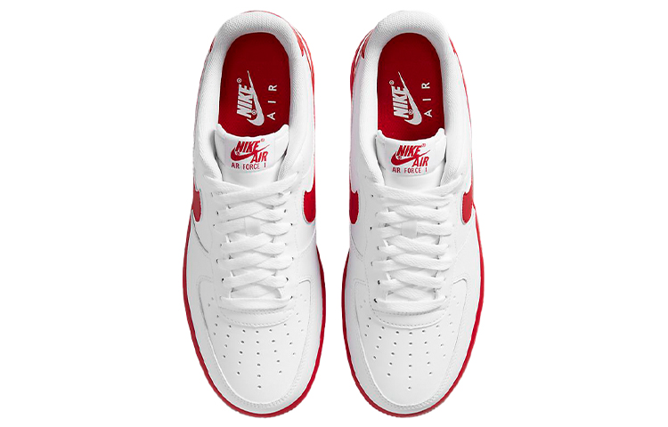 Nike Air Force 1 Low White Red Midsole