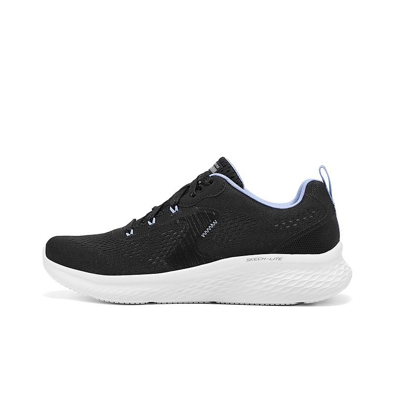 Skechers Sport Cushioning Low-Top Casual Shoes Women's Black Blue